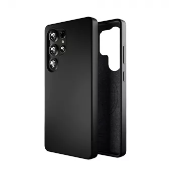 Puro Icon Mag Back Cover för Samsung Galaxy S25 Ultra, svart, TPU/silikon, MagSafe-kompatibelt