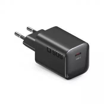 STEP BY STEP SBS 65W 1c GaN USB-C nätadapter svart