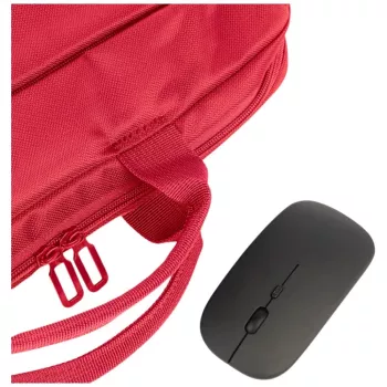Tucano BUBIDEAWMR Idea 15,6 inch röd laptopväska med trådlös mus