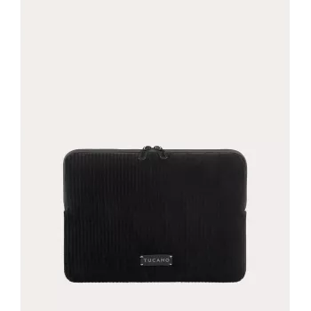 TUCANO Velluto 2 Laptophölje för MacBook Air 13 (M4/M3/M2/M1/2025-2018) / Pro 13 / Laptop 12, svart