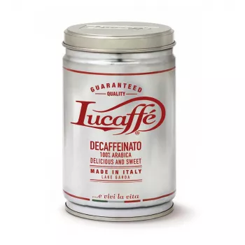 LUCAFFE' Koffeinfritt malet kaffe 250g burk