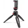 Manfrotto PIXI Smart miniativstativ med smartphonehållare – svart