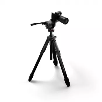 Manfrotto ONE aluminiumstativ med 500X fluidhuvud