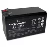 TECNOWARE Power Battery 12V 7,2Ah AGM VRLA med Faston 6,3mm anslutning