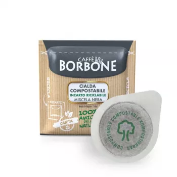Caffè Borbone Miscela Nera 44 mm ESE-system kaffepads 100-pack 7,2 g per pad