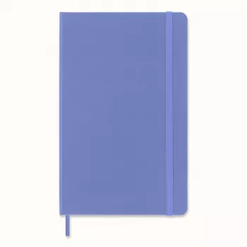 Moleskine Classic Notebook hårt omslag Large A5 olinjerad Hydrangea Blue