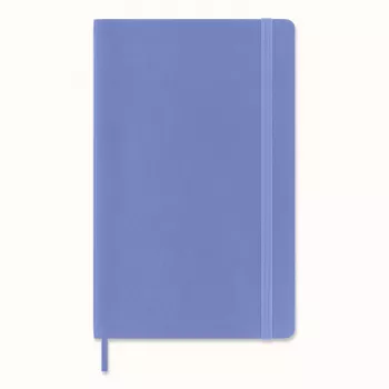 Moleskine Classic anteckningsbok Large A5 linjerad Hydrangea Blue mjuk pärm