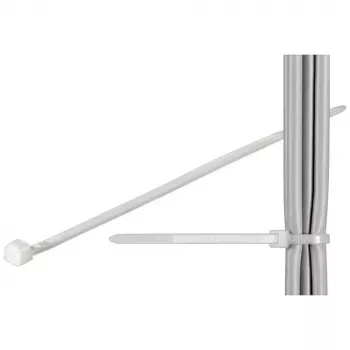 TECHLY buntband 370x3,6mm vit 100 st