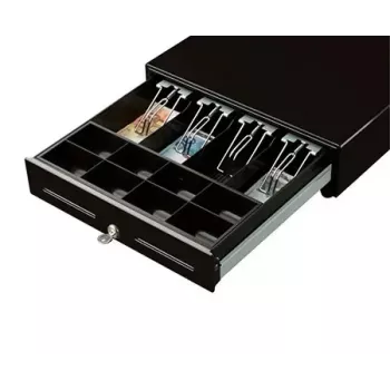 Custom Group Custom Electronic Cash Drawer - 6 V - svart