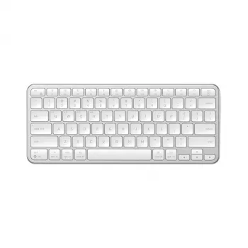 Satechi Slim EX1 Bluetooth-tangentbord för tre enheter med Mac/Windows-lägesväxling (silver)