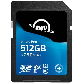 OWC Atlas Pro 512GB SDXC UHS-II V60 minneskort – utökad kapacitet SD (SDXC)