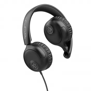 JLab Studio 2 sladdbundna on-ear-hörlurar med mikrofon svart