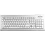 Seal Shield Silver Seal tangentbord USB QWERTZ vitt IP68 vattentätt diskmaskinssäkert