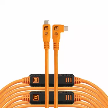 Tether Tools TetherPro USB-C Optima 10G vinklad orange 9,4 m