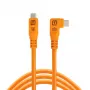 Tether Tools TetherPro USB-C Optima 10G Right-Angle Orange 3 m