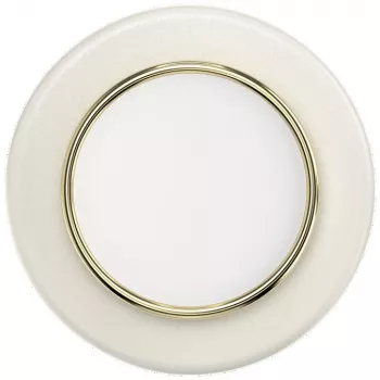 Popsockets Round Luxe Coconut Creme emalj MagSafe telefonhållare och ställ