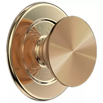 Popsockets Round Radial Gold aluminium MagSafe telefonhållare och ställ guld 807259