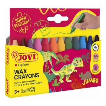 Jovi jumbokritor assorterade 12-pack