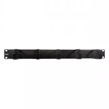 Televes UKO5R 19 inch 1U frontpanel med 5 kabelgenomföringar, ljusgrå