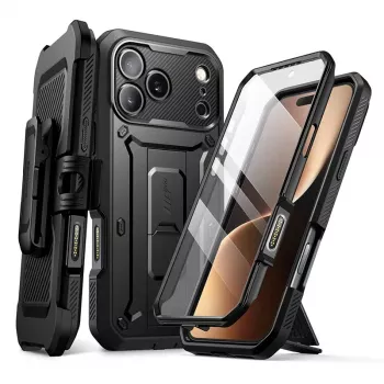 SUPCASE Unicorn Beetle Pro skal för iPhone 17 Pro, svart