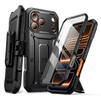SUPCASE Unicorn Beetle Pro-skal för iPhone 17 Pro Max, svart