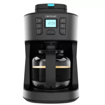 Cecotec Coffee 66 Grind & Drop filterkaffemaskin med konisk kvarn, 1,2 l, 900 W, svart