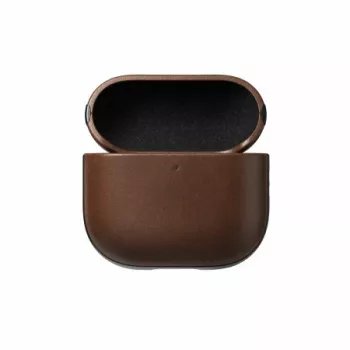 NOMAD GOODS Modern Leather Case för Apple AirPods 4 Brown