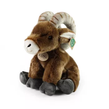 Rappa Eco-Friendly mjukisleksak tjockhornsfår sittande 28 cm