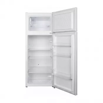 CHiQ CTM216LWD fristående kyl-frys 211L total kapacitet, 170L kylskåp, 41L frys, vit, LED-belysning, omhängningsbar dörr, energiklass D