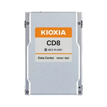 Kioxia CD8-V Series KCD81VUG12T8 12,8 TB SSD, 2,5 inch U.2 (15 mm) NVMe Gen4, datacenter, mixed use, 3 DWPD