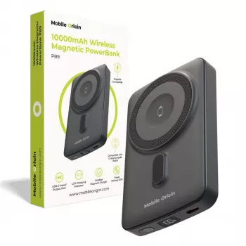 Mobile Origin magnetisk powerbank 10000mAh PB9 svart