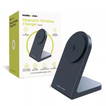 Mobile Origin magnetisk trådlös laddare PW15 MagSafe-kompatibel