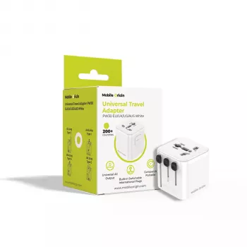 Mobile Origin reseadapter PW30 EU/UK/US/AUS, vit