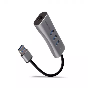 AXAGON HMA-GL3AP multiporthubb USB 3.0 Type-A Gbit LAN 3x USB-A