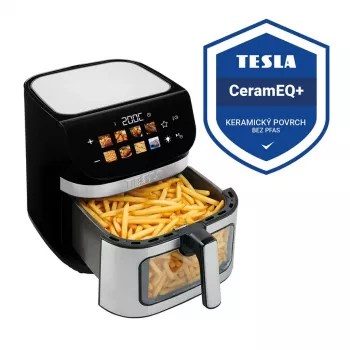 TESLA AirCook DualHeat QD73 XXL Varmluftsfritös 9 L