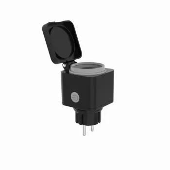Tesla Smart Plug SP400 utomhus WiFi-smartplugg med energimätning, IP44, 16A, 3680W, Schuko