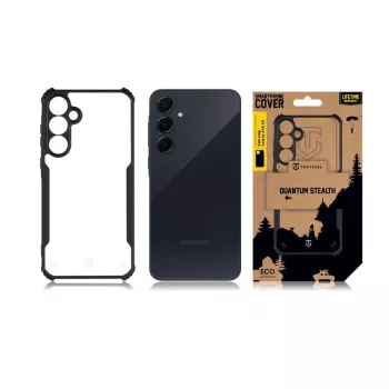 Tactical baksideskal Quantum Stealth Galaxy A35 5G transparent/svart