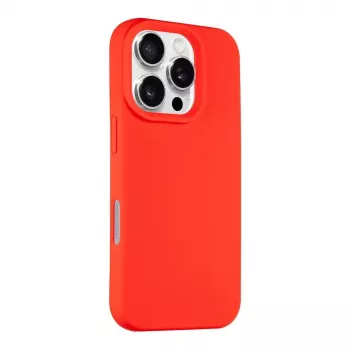 Tactical baksideskal MagForce Velvet Smoothie för Apple iPhone 16 Pro – Chilli Red