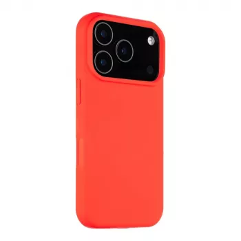 Tactical MagForce Velvet Smoothie baksideskal för iPhone 17 Pro – Chilli Red