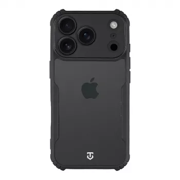 Tactical baksideskal Quantum Stealth iPhone 17 Pro transparent/svart