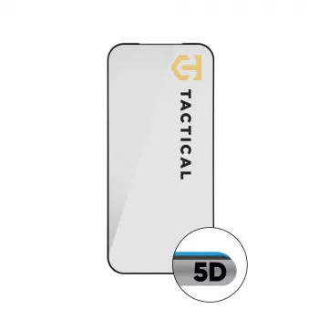 Tactical Glass Shield 5D för iPhone 17 Pro svart