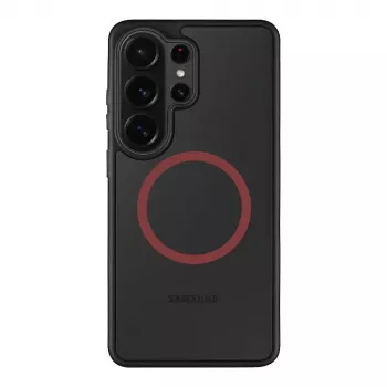 Tactiskt baksidesöverdrag MagForce Hyperstealth 2.0 för Samsung Galaxy S26 Ultra, svart/röd