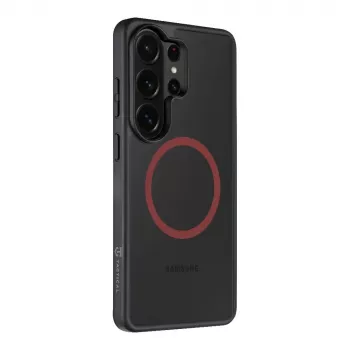 Tactiskt baksidesöverdrag MagForce Hyperstealth 2.0 för Samsung Galaxy S26 Ultra, svart/röd