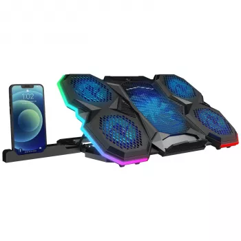 Rampage X-RANGER 9-17 RGB justerbart laptopkylunderlägg