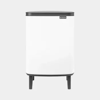 Brabantia BO papperskorg HI 12 l vit