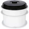 WECK juice kombi-set elektrisk konserveringsapparat med ångavsaftare, 29L, 1800W, rostfritt stål