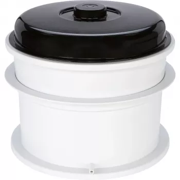 WECK juice kombi-set elektrisk konserveringsapparat med ångavsaftare, 29L, 1800W, rostfritt stål