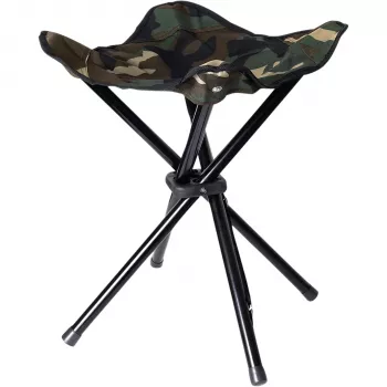 Stealth Gear hopfällbar pall 4 ben olivgrön