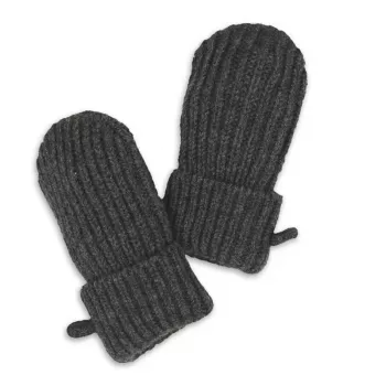 Lodger Baby Gloves 100% merinoull Graphite Pigeon 0-12m
