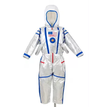 Souza! astronautdräkt overall silver 5–7 år